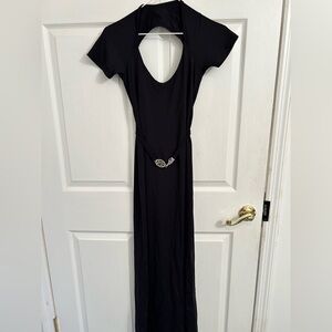 Short sleeve maxi dress